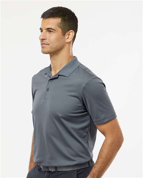 Adidas A430 Men's Performance Piqué Polo - Onix - model side