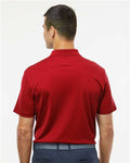 Adidas A430 Men's Performance Piqué Polo - Power Red - model back