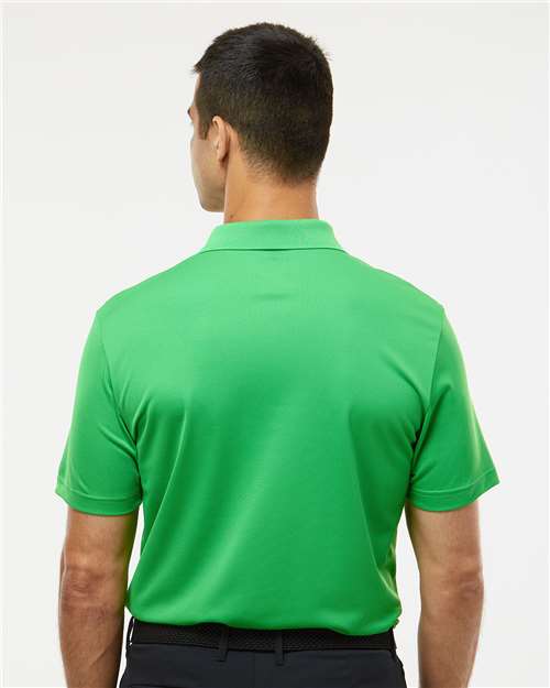 Adidas A430 Men's Performance Piqué Polo - Vivid Green - model back