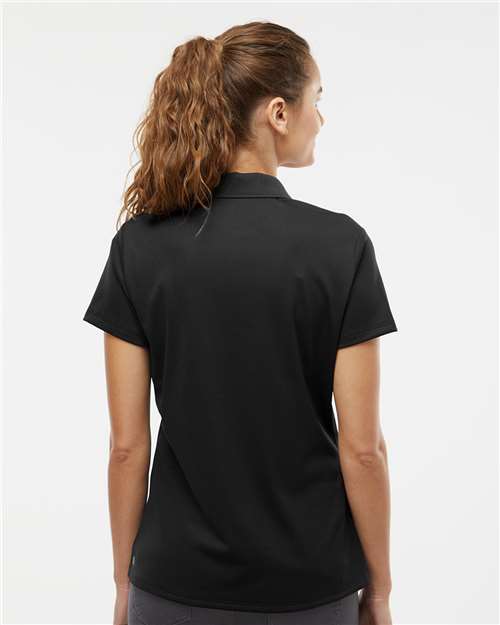 Adidas A431 Women's Performance Piqué Polo - Black - model back