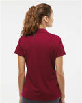 Adidas A431 Women's Performance Piqué Polo - Collegiate Burgundy - model back