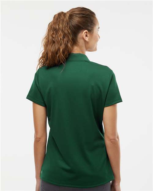 Adidas A431 Women's Performance Piqué Polo - Collegiate Green - model back
