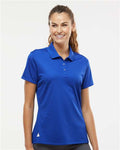 Adidas A431 Women's Performance Piqué Polo - Collegiate Royal - model front