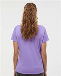 Adidas A431 Women's Performance Piqué Polo - Light Flash Purple - model back