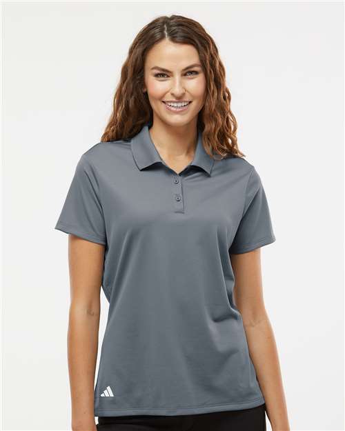 Adidas A431 Women's Performance Piqué Polo - Onix - model front