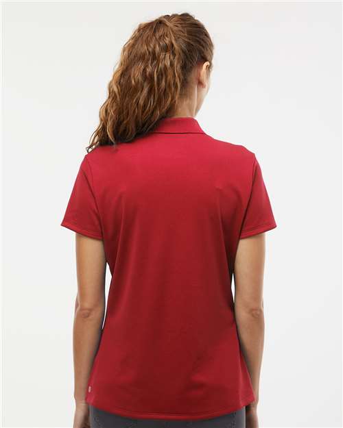 Adidas A431 Women's Performance Piqué Polo - Power Red - model back