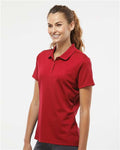 Adidas A431 Women's Performance Piqué Polo - Power Red - model side