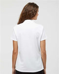 Adidas A431 Women's Performance Piqué Polo - White - model back
