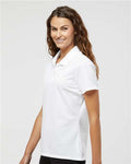 Adidas A431 Women's Performance Piqué Polo - White - model side