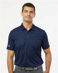 Adidas A580 Men's Micro Piqué Polo - Collegiate Navy - model front