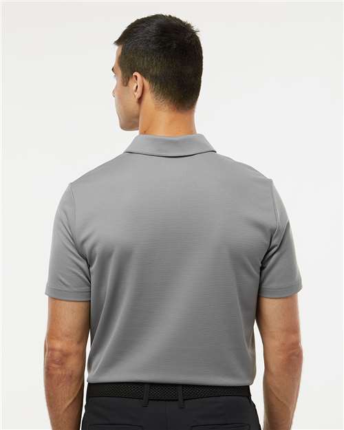 Adidas A580 Men's Micro Piqué Polo - Grey Three - model back