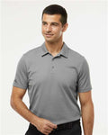 Adidas A580 Men's Micro Piqué Polo - Grey Three - model front