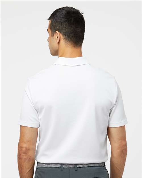 Adidas A580 Men's Micro Piqué Polo - White - model back