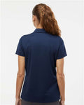 Adidas A581 Women's Micro Piqué Polo - Collegiate Navy - model back