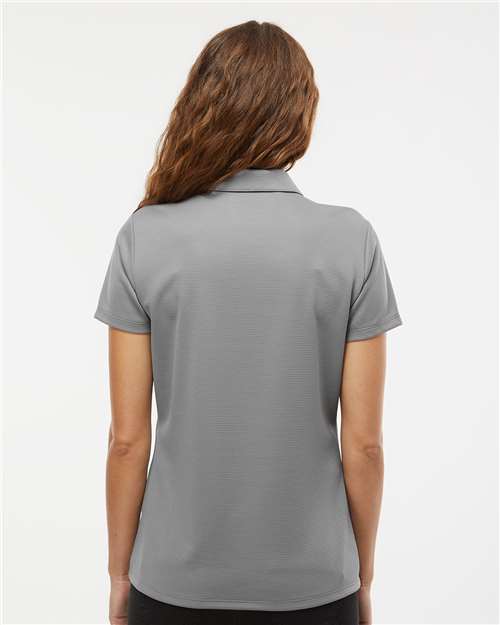 Adidas A581 Women's Micro Piqué Polo - Grey Three - model back