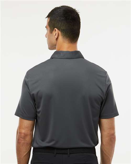 Adidas A585 Men's Camo Chest Print Polo - Grey Six - model back