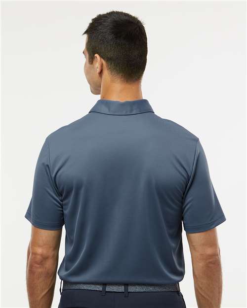Adidas A585 Men's Camo Chest Print Polo - Tech Ink - model back