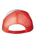 Kati S700M Printed Mesh Trucker Cap - Heather Grey/ Canada Flag - back