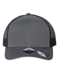Atlantis Headwear BRYCE Sustainable Trucker Cap - Dark Grey/ Black - front
