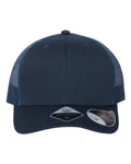 Atlantis Headwear BRYCE Sustainable Trucker Cap - Navy/ Navy - front