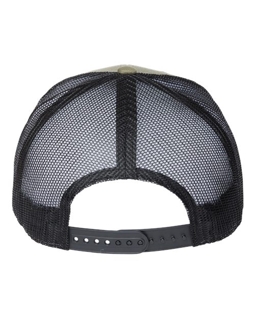 Atlantis Headwear BRYCE Sustainable Trucker Cap - Olive/ Black - back