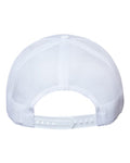 Atlantis Headwear BRYCE Sustainable Trucker Cap - White/ White - back