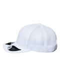 Atlantis Headwear BRYCE Sustainable Trucker Cap - White/ White - side