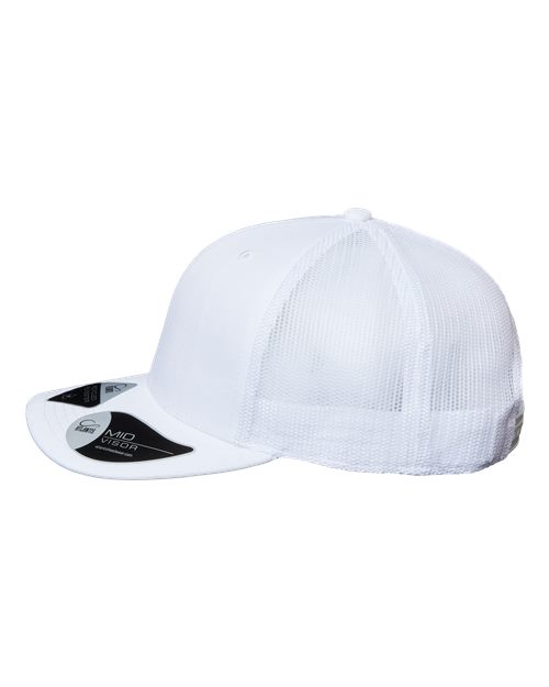 Atlantis Headwear BRYCE Sustainable Trucker Cap - White/ White - side