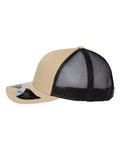 Atlantis Headwear BRYCE Sustainable Trucker Cap - Khaki/ Black - side