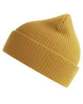 Atlantis Headwear NELSON Sustainable Cuffed Beanie - Mustard Yellow - side