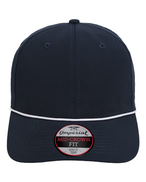Imperial 7054 The Wingman Cap - Navy/ White - front