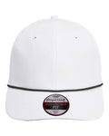 Imperial 7054 The Wingman Cap - White/ Black - front