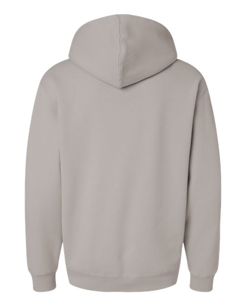 Independent Trading Co. IND4000 Heavyweight Hooded Sweatshirt - Cement - back