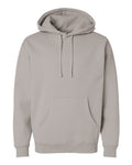 Independent Trading Co. IND4000 Heavyweight Hooded Sweatshirt - Cement - flat front