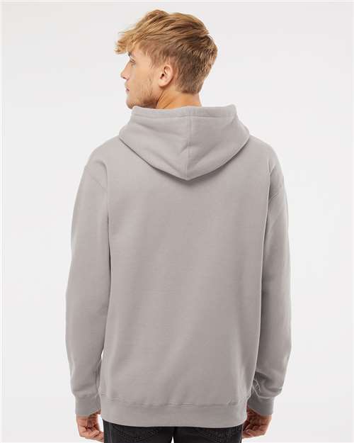 Independent Trading Co. IND4000 Heavyweight Hooded Sweatshirt - Cement - model back