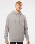 Independent Trading Co. IND4000 Heavyweight Hooded Sweatshirt - Cement - model front