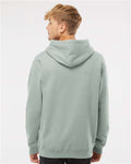 Independent Trading Co. IND4000 Heavyweight Hooded Sweatshirt - Dusty Sage - model back