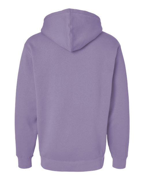 Independent Trading Co. IND4000 Heavyweight Hooded Sweatshirt - Plum - back