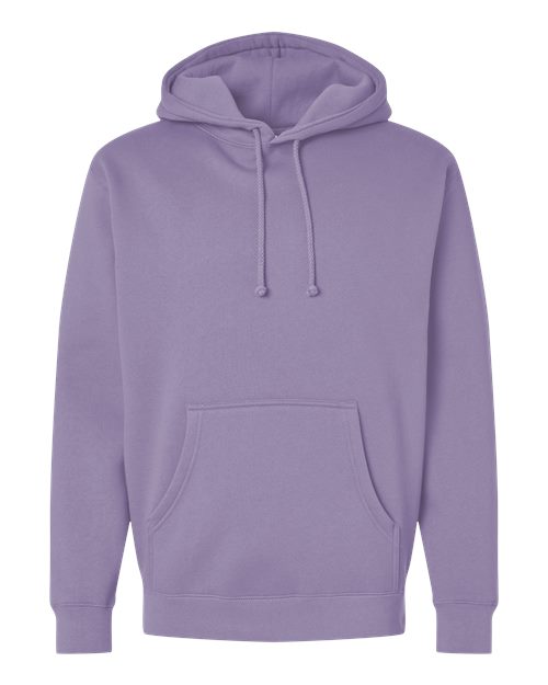 Independent Trading Co. IND4000 Heavyweight Hooded Sweatshirt - Plum - flat front