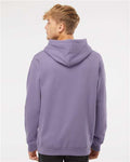 Independent Trading Co. IND4000 Heavyweight Hooded Sweatshirt - Plum - model back
