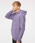 Independent Trading Co. IND4000 Heavyweight Hooded Sweatshirt - Plum - model side