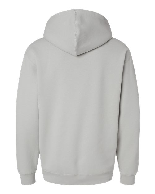 Independent Trading Co. IND4000 Heavyweight Hooded Sweatshirt - Smoke - back