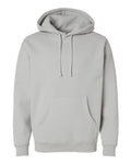 Independent Trading Co. IND4000 Heavyweight Hooded Sweatshirt - Smoke - flat front