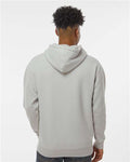 Independent Trading Co. IND4000 Heavyweight Hooded Sweatshirt - Smoke - model back