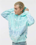 Colortone 8777 Unisex Tie-Dyed Hooded Sweatshirt - Slushy - model side