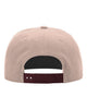 Pale Peach/ Maroon