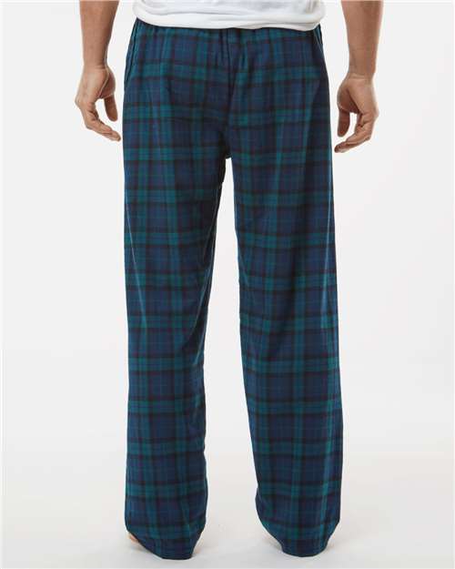 Boxercraft BM6624 Men's Harley Flannel Pants - Scottish Tartan Plaid - model back