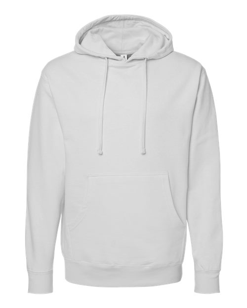 Independent Trading Co. SS4500 Midweight Hooded Sweatshirt - Smoke - flat front