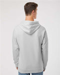 Independent Trading Co. SS4500 Midweight Hooded Sweatshirt - Smoke - model back