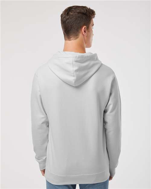 Independent Trading Co. SS4500 Midweight Hooded Sweatshirt - Smoke - model back